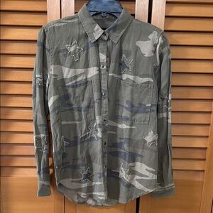 Rails Camouflage Button Down Shirt